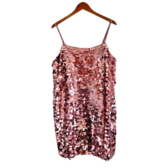 Women's Barbie Mean Girls Pink Sleeveless Strap Mini Party Dress Size XXL - Picture 1 of 3